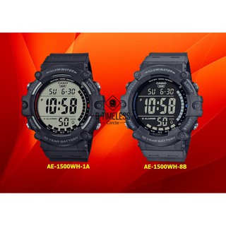 CASIO รุ่น AE-1500,AE-1500WH /  AE-1500WH-1A,AE-1500WH-8B ของแท้100% รับประกันตัวเครื่องและถ่าน 1 ปีเต็ม