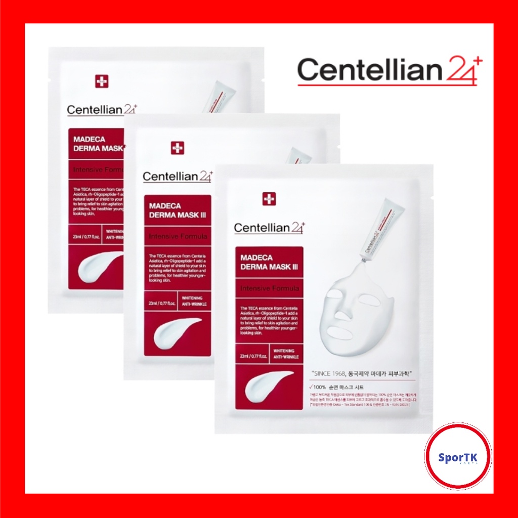 Centellian24 มาส์กมาสก์มาเดก้า (5pk/10pk) สูตรเข้มข้น ไวท์เทนนิ่ง ต่อต้านริ้วรอย