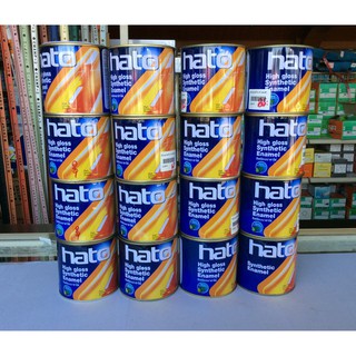 สีน้ำมัน hato สีทาไม้ สีทาเหล็ก กระป๋องเล็ก  ปริมาณ0.2ลิตร