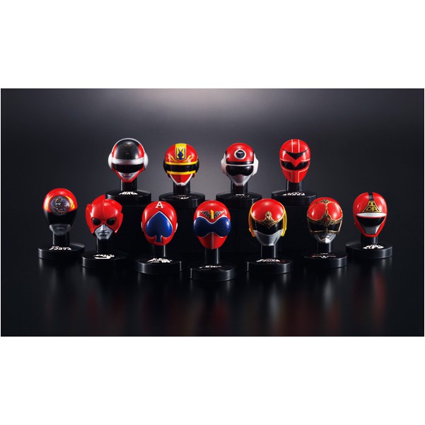 Bandai 1/6 sentai mask collection 1 หัวซุปเปอร์เซนไต เซนไต Goranger Battle Fever Denjiman Maskman Dy