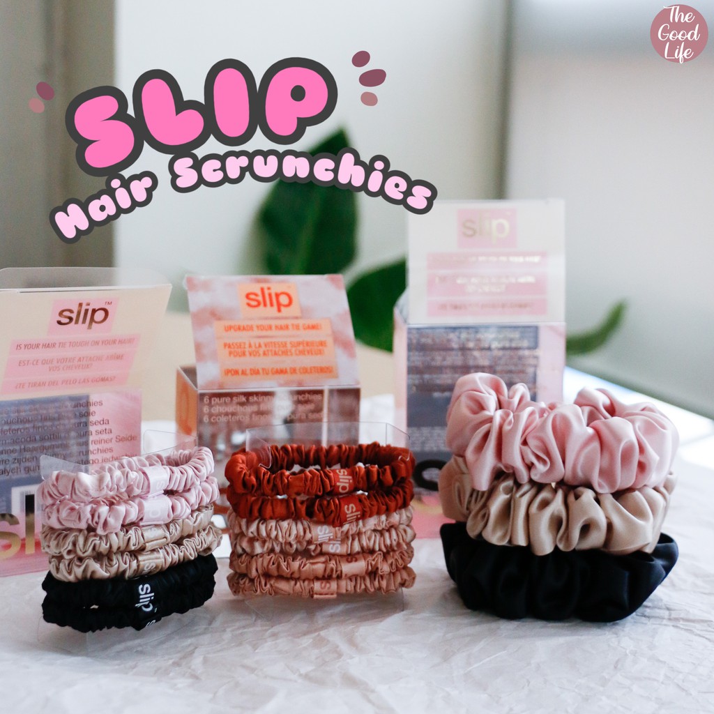 (ลด20%เก็บโค้ดหน้าแรก) (พร้อมส่ง) Slip Scrunchies  ของแท้ นำเข้าจาก USA ผลิตจากผ้าไหม 100%