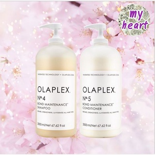 Olaplex No.4/No.5 ขนาด 1000/2000 ml แชมพู ครีมนวดผม เชื่อมบอนด์ผมให้แข็งแรง