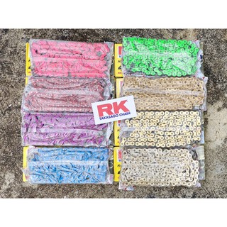 โซ่ RK 415 130ข้อ RK chain โซ่อาเค โซ่415 โซ่rk โซ่เคอา โซ่เซอ เซอมอเตอร์ไซค์ โซ่130ข้อ โซ่สี โซ่แต่ง โซ่สเตอ โซ่ chain