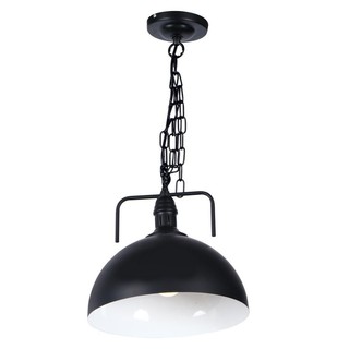 โคมไฟช่อ ไฟช่อ INOVA MODERN MP794 โลหะ สีดำ/ขาว 1 หัว โคมไฟภายใน โคมไฟและหลอดไฟ PENDANT INOVA MP794 MODERN METAL BLACK/W