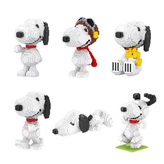 โมเดลตัวต่อเลโก้ รูปนักบินอวกาศ Snoopy เหมาะกับของขวัญ ของเล่นสําหรับเด็ก