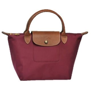 ❤ รับประกันแท้ 💯% จากช็อป ❤ LONGCHAMP Le Pliage ไซส์ S หูสั้น สี Grenat