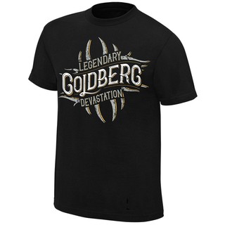 เสื้อยืด พิมพ์ลายมวยปล้ํา Goldberg DevastationS-5XL