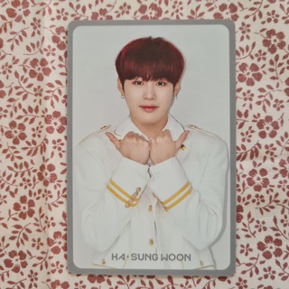 [แท้] โฟโต้การ์ด Ha Sungwoon คอนเสิร์ต  WANNA ONE ONE: The World Kihno Photocard Hotshot