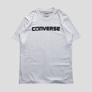 Converse เสื้อยืดแขนสั้นพิมพ์ลายโลโก้ขนาดใหญ่