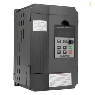 Flt ตัวควบคุมความเร็วความถี่ VFD 2.2KW 12A 220 V AC มอเตอร์ไดรฟ์ เฟสเดียว อินเวอร์เตอร์สามเฟส AT1-2200S