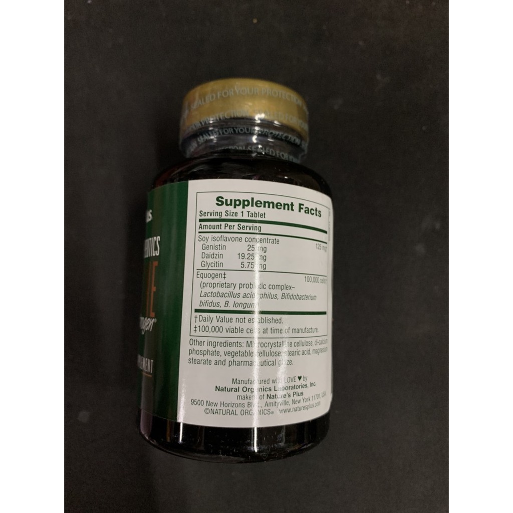 Isoflavone Rx-Phytoestrogen : Nature’s Plus : บำรุงด้วยฮอร์โมนจากถั่วเหลืองธรรมชาติ , 30 Tablets ราคา ถูกที่สุด ดีลบีเคเค แกลเลอรีภาพที่ 4