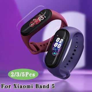 ฟิล์มกันรอยหน้าจอ 3 ชิ้นสําหรับ Xiaomi Mi Band 5