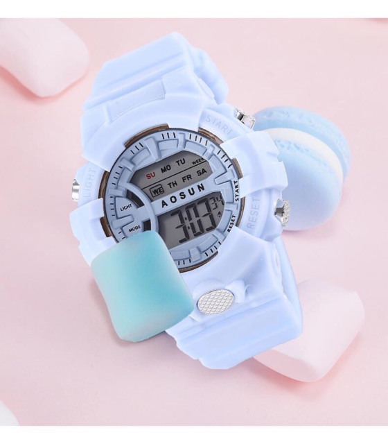 นาฬิกาแฟชั่นนักเรียน ผู้หญิงนักกีฬาสำหรับผู้ชายผู้หญิงดิจิตอลกีฬา - รูปที่ 5