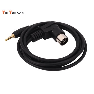 Car 3.5mm AUX Input Adapter Audio Cable Mini Jack AUX 8-Pin M-BUS CD Changer Cable For Alpine Gold Plug