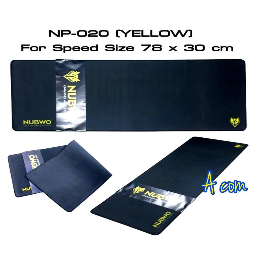 Nubwo แผ่นรองเมาส์ NP020 ใหญ่สปีดสะใจ ขนาด 78x30cm.งานแท้ จากnubwo/และรุ่น052