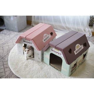 MISS PET บ้านแมว มี 2 สีให้เลือก ขนาด 45*40*35cm