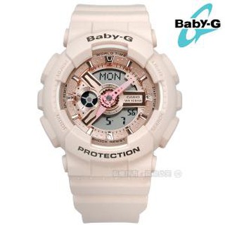 Casio Baby-G นาฬิกาข้อมือผู้หญิงสายเรซิ่นรุ่น BA-110CP-4A