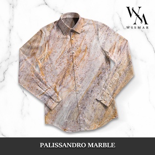 เสื้อเชิ้ตแขนยาวลายหินอ่อน(สีพาลิซานโดร):Palissandro Marble Shirt (Long-sleeved)