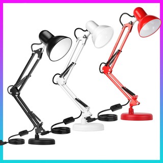 โคมไฟ โคมไฟหนีบโต๊ะ โคมไฟเขียนแบบ ปรับระดับได้รอบทิศทาง รุ่น Table Reading lamp Adjustable clip E27 60W