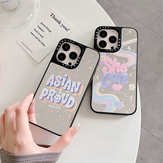 Casetify เคสโทรศัพท์มือถือแบบกระจก กันกระแทก สําหรับ Samsung Note20 S22 Ultra S21 Plus S20 FE A03S A04 A12 A13 A22 A23 A32 A33 A34 A52 A53 A54 A73