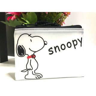 SNOOPY  ซอง ซองซิป ซองใส่เหรียญ กระเป่าใส่เหรียญ ซองใส่บัตร ซองซิป ซองใส่บัตร ลาย SNOOPY  สนูปปี้  big1   ขนาด 8.5 x 11.