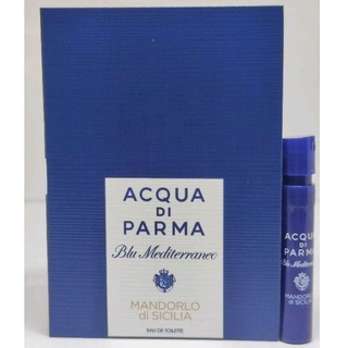 Vial 🌈 Acqua Di Parma ☁️ Blu Mediterraneo Mandorlo di Sicilia EDT ขนาด 1.2 ml. น้ำหอมพกพา น้ำหอมไวออลแท้💯