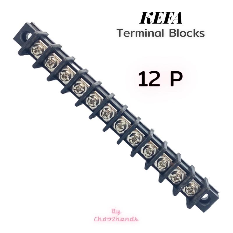 KEFA KF65C Terminal Block 12P 300V 30A 11mm บล็อคต่อสายไฟ เทอร์มินอลบล็อก 12 ช่อง ของแท้