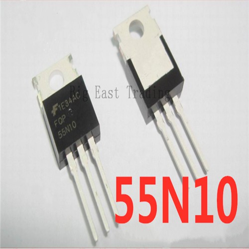55N10 10PCS TO220, FQP55N10 รับประกันคุณภาพ Mlc TO220,