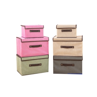 #CC20 Storage box กล่องเก็บของ กล่องใส่เสื้อผ้า กล่องอเนกประสงค์ น้ำหนักเบาแต่ทนทาน กล่องผ้าพับได้ กล่องใ่เครื่องสำอาง