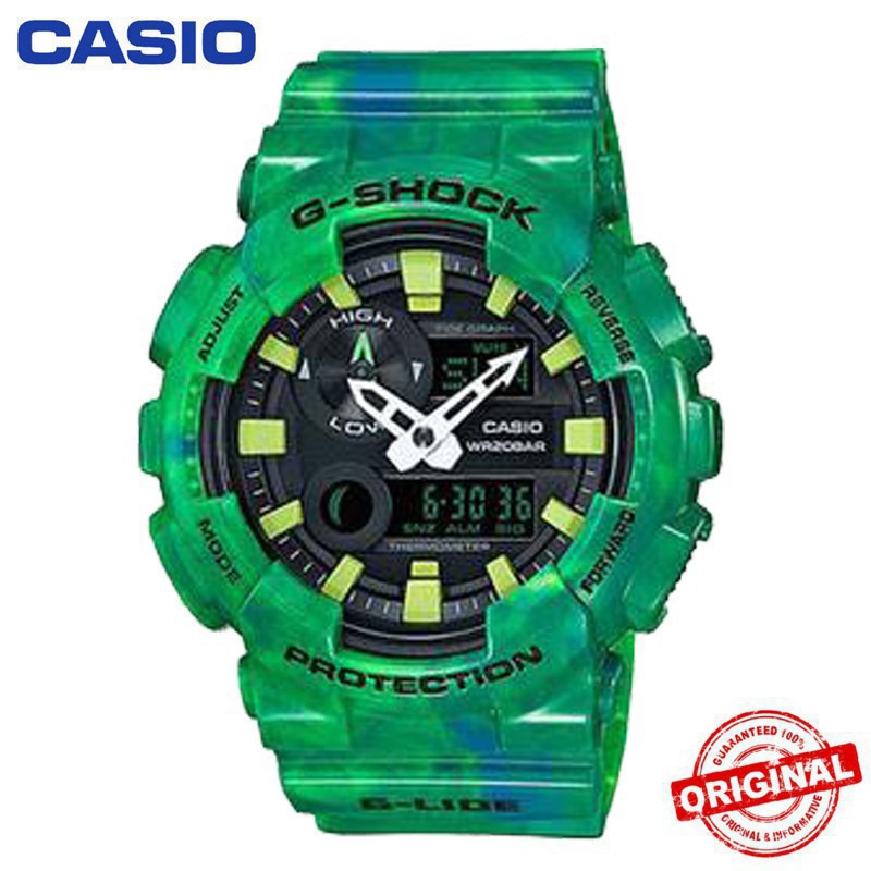 นาฬิกาข้อมือ Casio Green gshock GAX-100 ของแท้ 200%