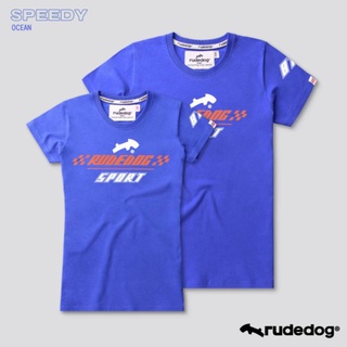 Rudedog แขนสั้นชาย/หญิง รุ่น Speedy ฟ้าโอเชี่ยน (ราคาต่อตัว)