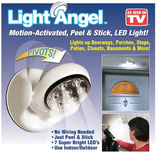 Light Angel โคมไฟ LED พร้อมเซนเซอร์ตรวจจับความเคลื่อนไหว เปิด/ปิดอัตโนมัติ