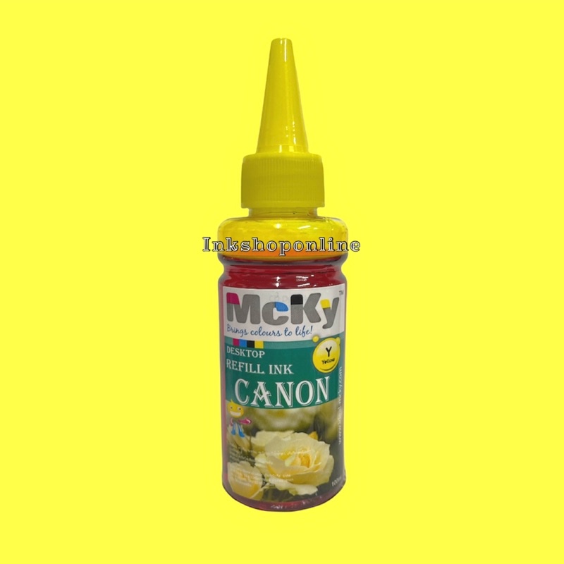 MCKY CANON  หมึกเติม แคนนอน ขนาด 100 ml. หมึก สำหรับ ปริ้นเตอร์ CANON   MP287 IP2770 E410 E480 E510 MG3170