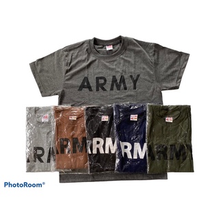 เสื้อเเขนสั้น สกรีน ARMY