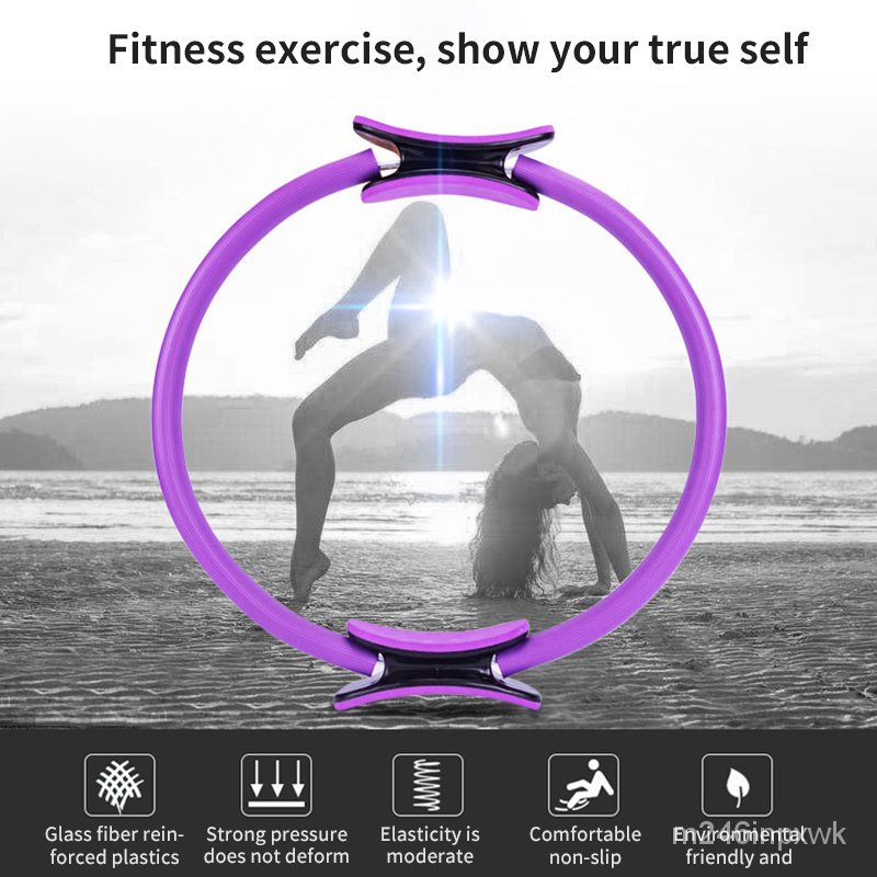 SEmb M1-Pilates Yoga Circle Sports Training Ring Women Fitness Kinetic ...