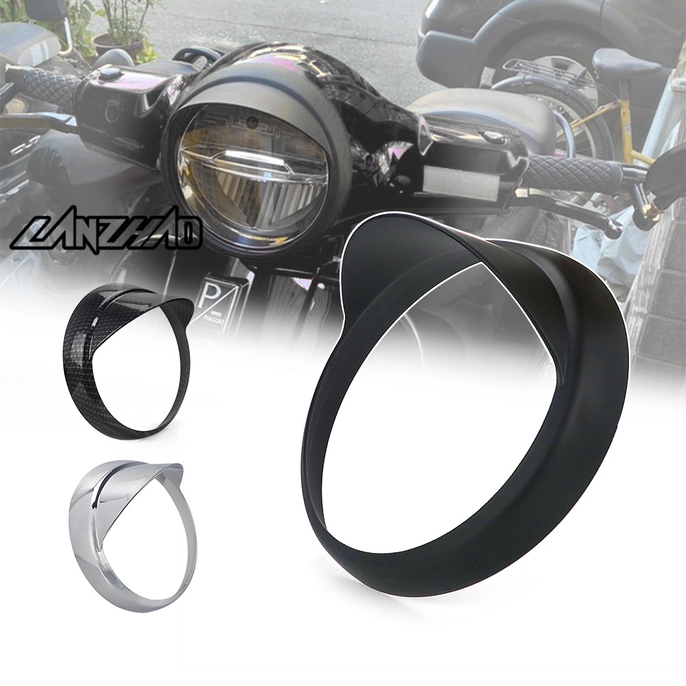 ไฟหน้าสกู๊ตเตอร์ VESPA LX 125 LX125 เนื้อแมตต์ สีดํา สีเงิน