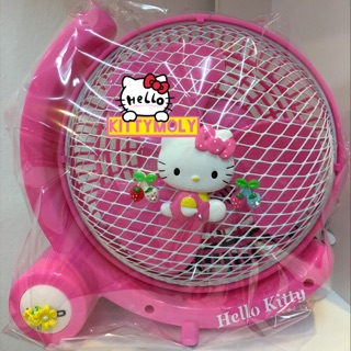 พัดลมคิตตี้#ใช้ไฟบ้าน#มีปลั๊บเสียบ#ขนาด25*25cm.#hellokitty #sanrio