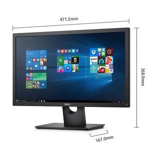 จอมอนิเตอร์ Dell 19.5 นิ้ว จอเดสก์ท็อปคอมพิวเตอร์หน้าจอแสดงผล LCD E2016HV #7