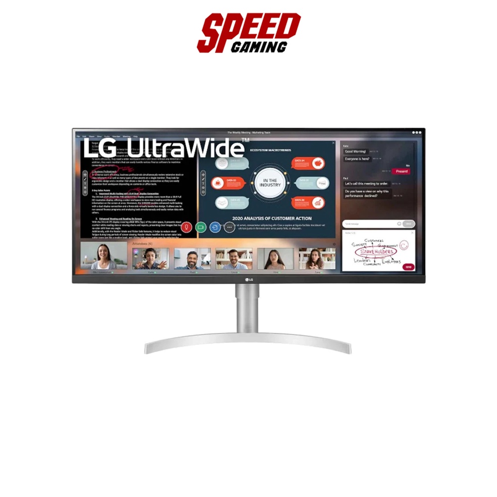 LG MONITOR 34WN650-W ( IPS 75Hz HDR UltraWide) จอมอนิเตอร์ By Speed Gaming