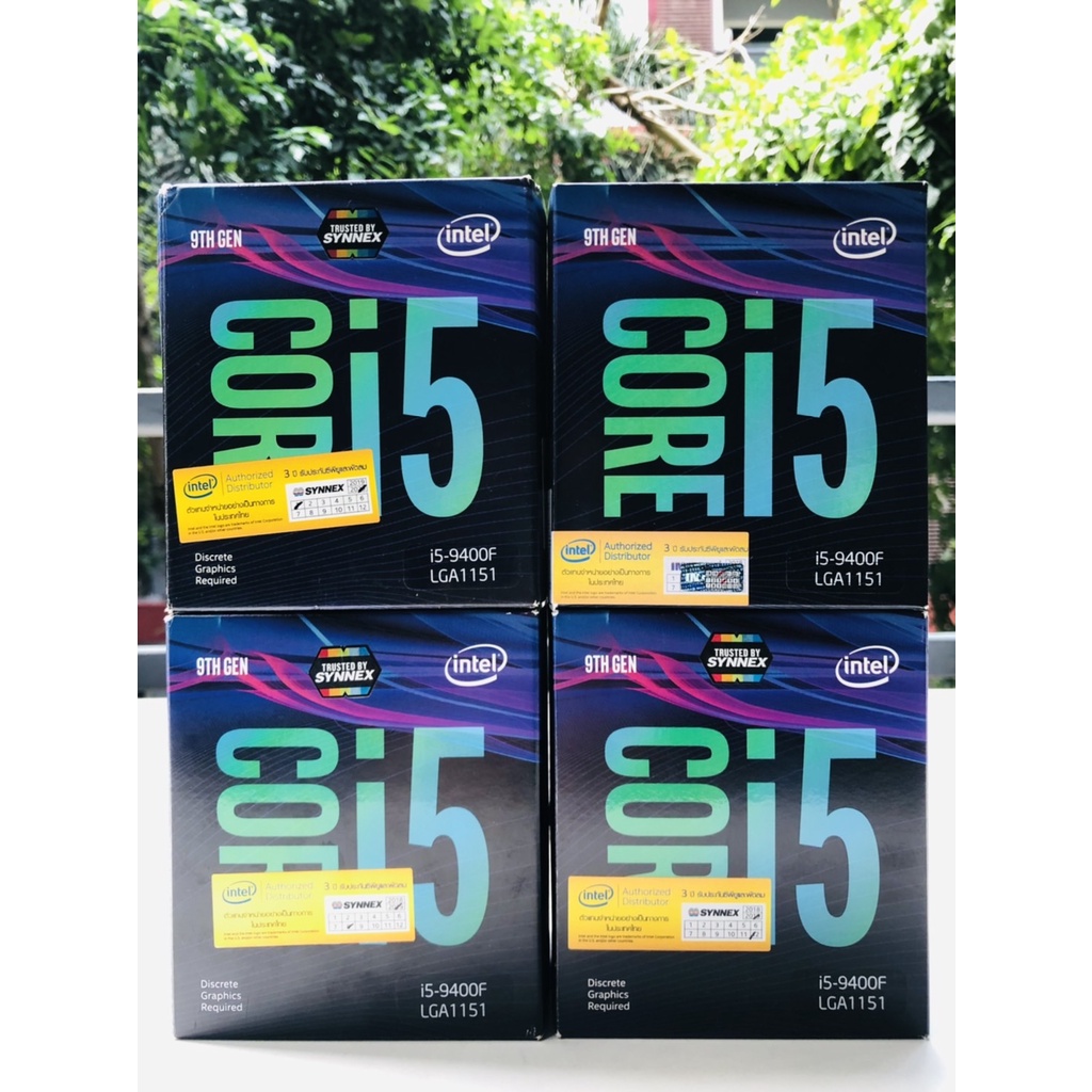 CPU Intel Core I5 9400F (4.10GHz) 6C/6T LGA1151v2 ฟรีซิลิโคน พร้อมส่ง