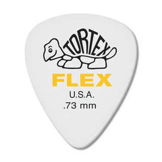 ปิ๊กDunlop รุ่น TORTEX FLEX Standard  0.73 เหลือง ปิ๊ก  ปิ๊ค ปิ๊กกีต้าร์