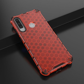 เคสโทรศัพท์มือถือกันกระแทกลายรังผึ้งพลาสติกใส Huawei Y9 Y7p Y7 Y6p Y5p Y6 Prime 2019