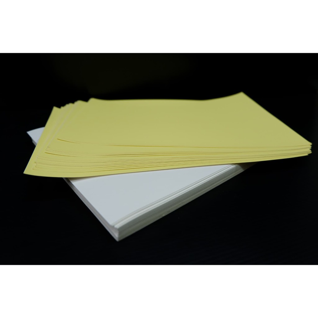 (80แผ่น/1ห่อ) แผ่นกระดาษสติกเกอร์A4 - รูปที่ 5