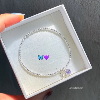 SissyJewelry // ข้อมือเงินแท้ รุ่นเอ็นยืด รุ่น Sweetie Butterfly with gem ) 🎁Free gift box🎁