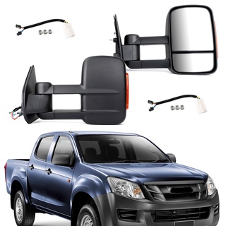 กระจกลากจูงยืดได้เหมาะสำหรับIsuzu D-MAX Dmax Mux Holden Colorado RG 2012-2022