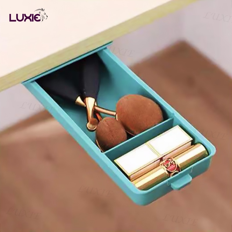 Luxie ลิ้นชักติดใต้โต๊ะ ลิ้นชักเก็บของ กล่องลิ้นชักอเนกประสงค์ ลิ้นชักเสริม เก๊ะติดใต้โต๊ะ H653 H654