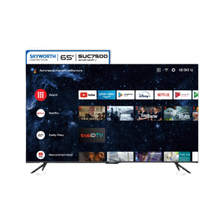 โปรโมชั่น : ใช้โค้ด CCBMALL11 ลด 10% SKYWORTH 65 นิ้ว Android10 TV4K รุ่น 65SUC7500 รองรับ NetflixYoutubeGooglePlay