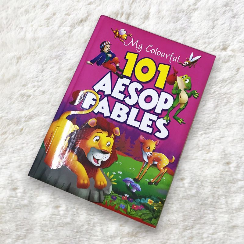 หนังสือนิทานภาษาอังกฤษ สีสันสดใส 101 นิทานอีสป