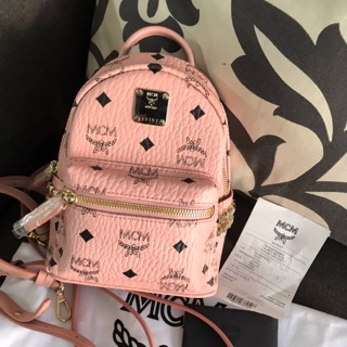 (ผ่อน0%)📌แท้💯MCM X MINI สี Pink 3-in-1 (ไม่แท้คืนเงิน)