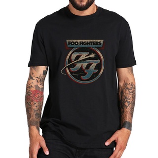 เสื้อยืด พิมพ์ลาย Foo Fighters American Rock คุณภาพสูง สไตล์คลาสสิก สําหรับผู้ชาย